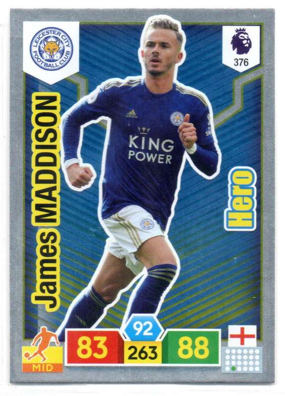 Panini Premier League 2019/20 / XL Adrenalyn - Leicester City - 3 Cards
