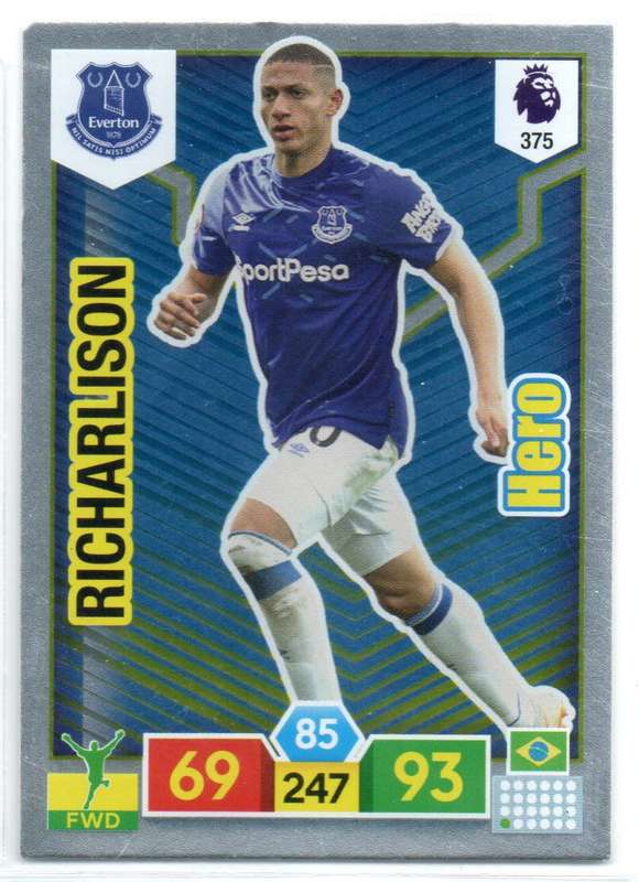 Panini Premier League 2019/20 / XL Adrenalyn - Everton - 3 Cards