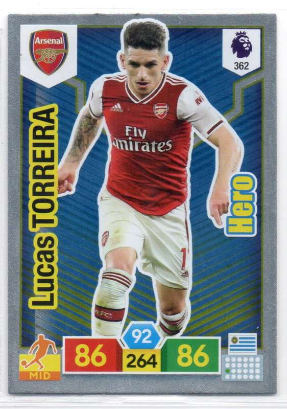 Panini Premier League 2019/20 / XL Adrenalyn - Arsenal - 3 Cards