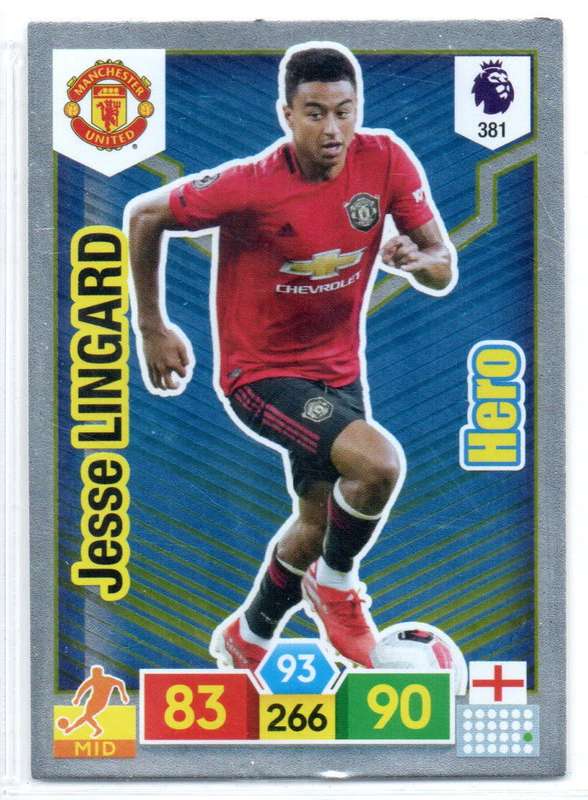 Panini Premier League 2019/20 / XL Adrenalyn - Manchester United - 3 Cards