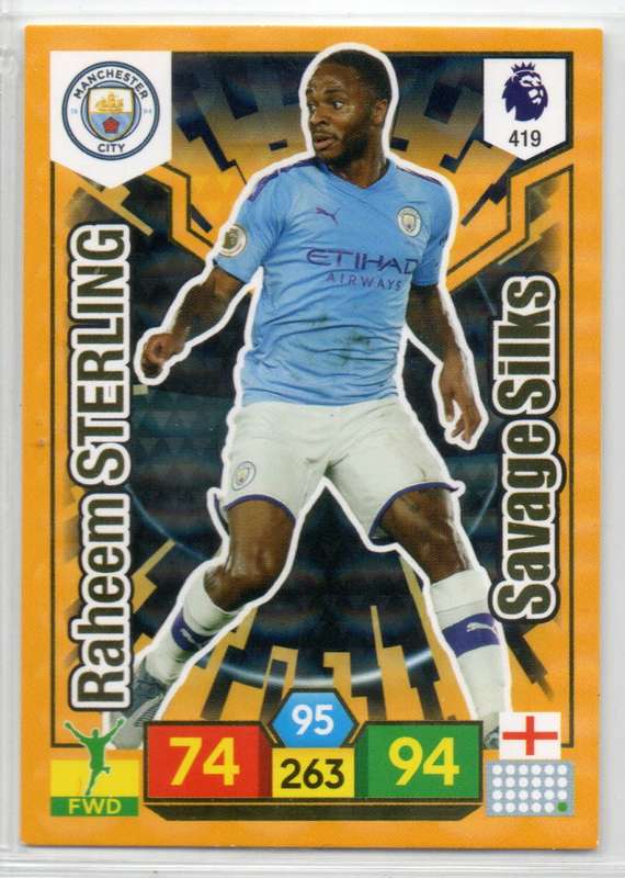 Panini Premier League 2019/20 / XL Adrenalyn - Manchester City - 7 Cards