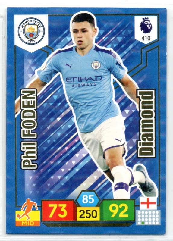 Panini Premier League 2019/20 / XL Adrenalyn - Manchester City - 7 Cards