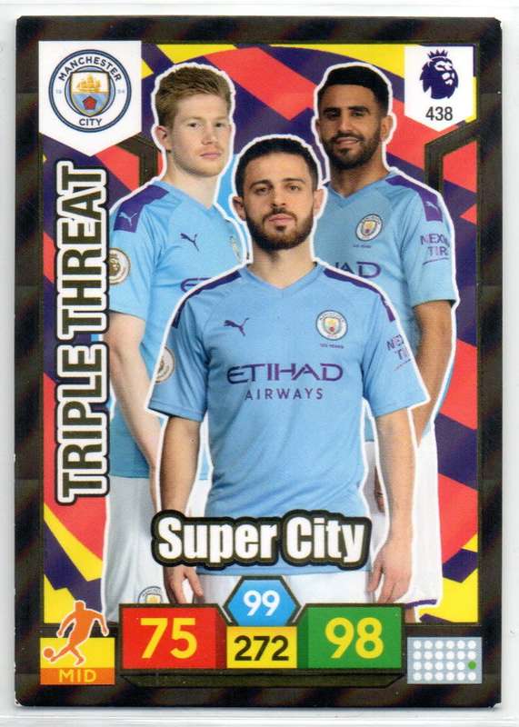 Panini Premier League 2019/20 / XL Adrenalyn - Manchester City - 7 Cards