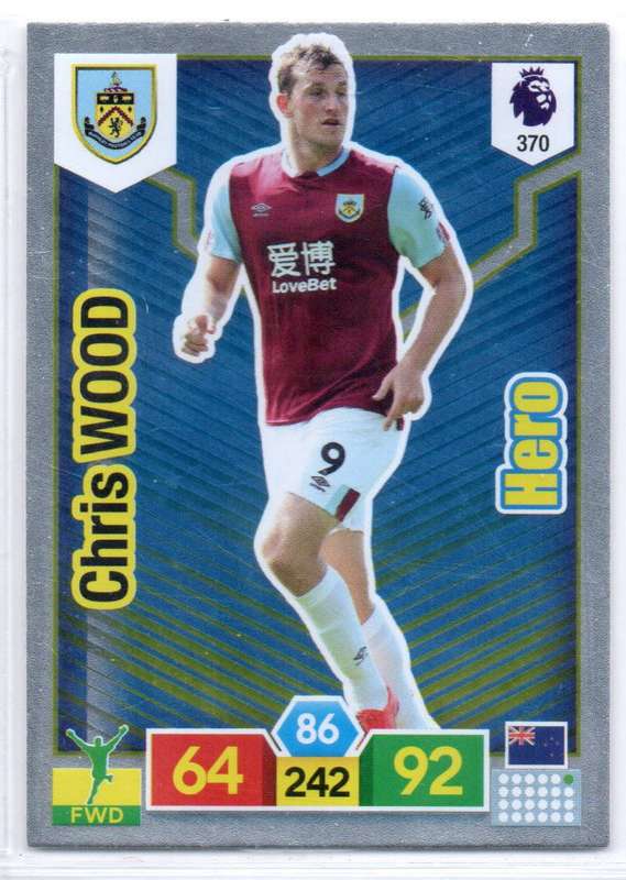 Panini Premier League 2019/20 / XL Adrenalyn - Burnley - 2 Cards
