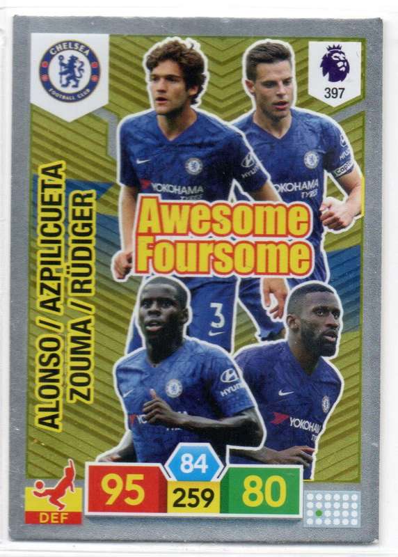 Panini Premier League 2019/20 / XL Adrenalyn - Chelsea - 5 Cards