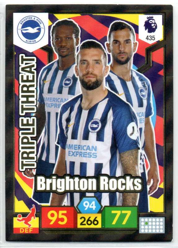 Panini Premier League 2019/20 / XL Adrenalyn - Brighton & Hove Albion - 4 Cards