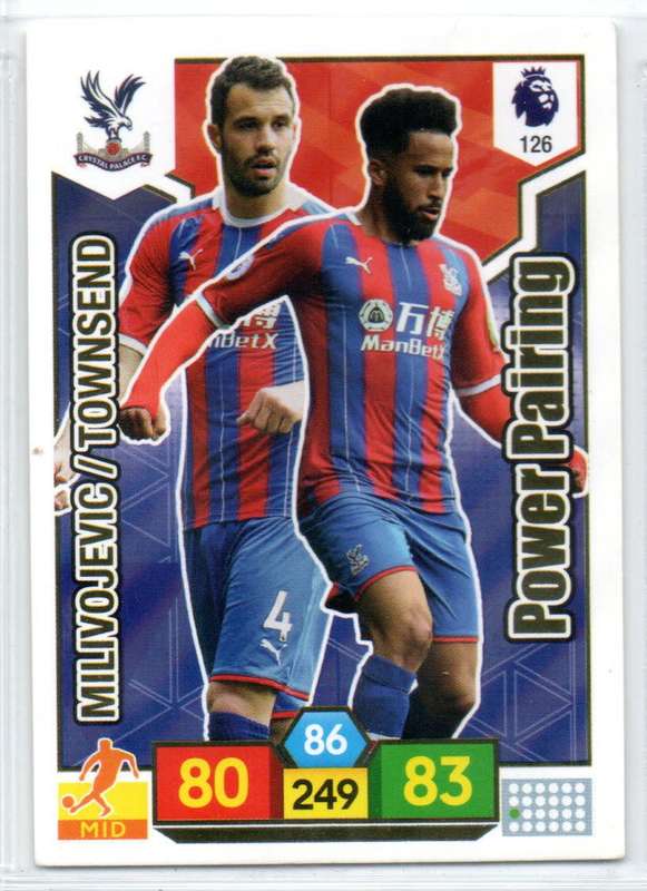 Panini Premier League 2019/20 / XL Adrenalyn - Crystal Palace - 7 Cards