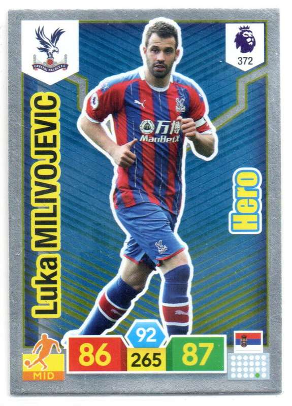 Panini Premier League 2019/20 / XL Adrenalyn - Crystal Palace - 7 Cards