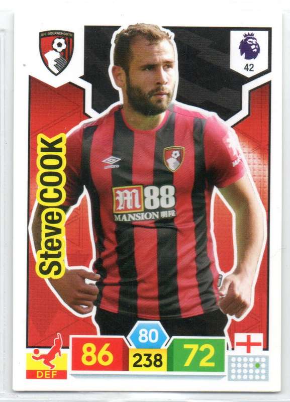 Panini Premier League 2019/20 / XL Adrenalyn - Bournemouth - 4 Cards
