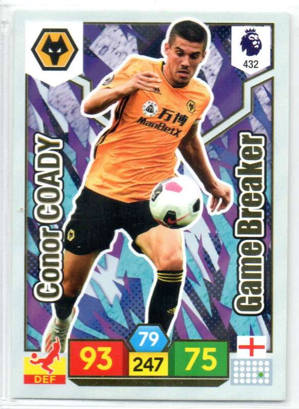 Panini Premier League 2019/20 / XL Adrenalyn - Wolverhampton Wanderers - 5 Cards