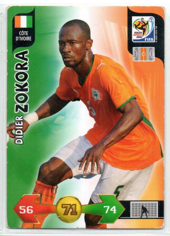 Panini FIFA World Cup 2010 / XL Adrenalyn - Cote D`Ivoire - 2 Cards