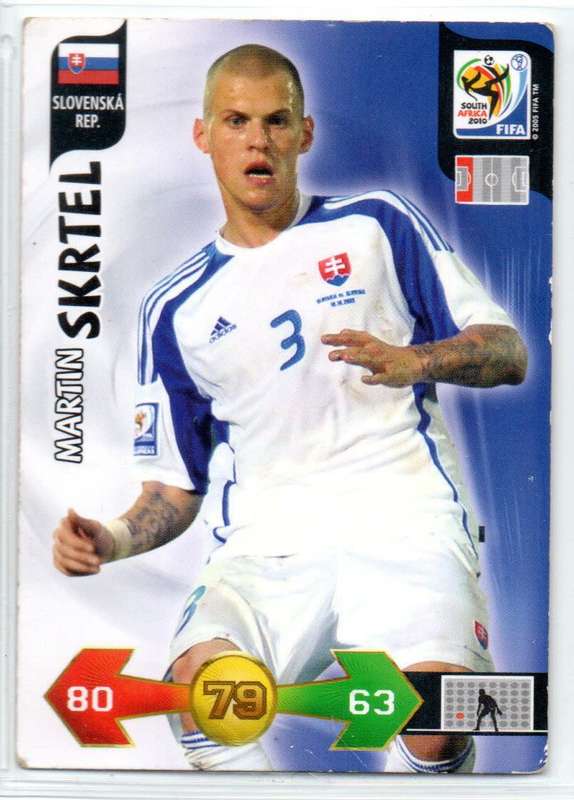 Panini FIFA World Cup 2010 / XL Adrenalyn - Slovenska Rep. - 3 Cards