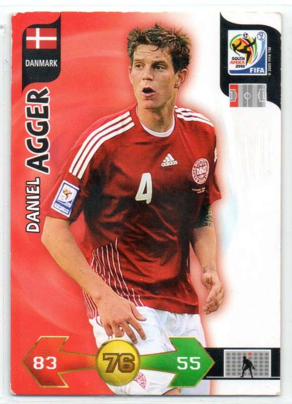 Panini FIFA World Cup 2010 / XL Adrenalyn - Danmark - 5 Cards