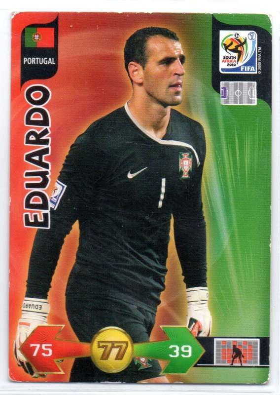 Panini FIFA World Cup 2010 / XL Adrenalyn - Portugal - 4 Cards