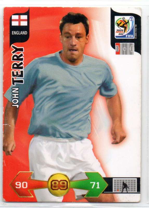Panini FIFA World Cup 2010 / XL Adrenalyn - England - 8 Cards