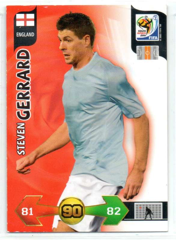 Panini FIFA World Cup 2010 / XL Adrenalyn - England - 8 Cards