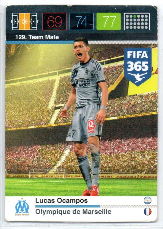 Panini FIFA 365 2015 / XL Adrenalyn Lucas Ocampos #129