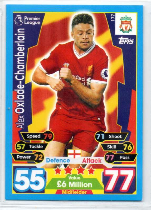Topps Match Attax Premier League 2017/18 Liverpool - 18 Cards