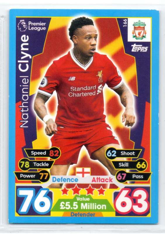 Topps Match Attax Premier League 2017/18 Liverpool - 18 Cards