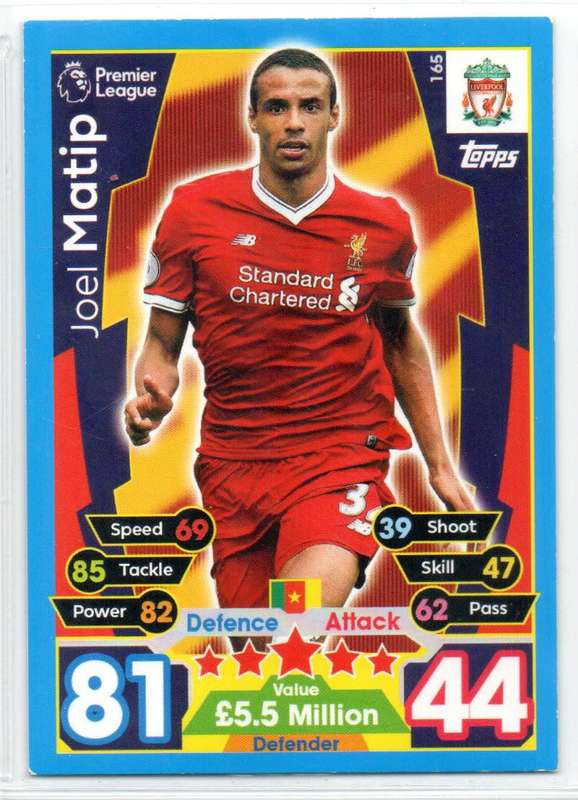 Topps Match Attax Premier League 2017/18 Liverpool - 18 Cards