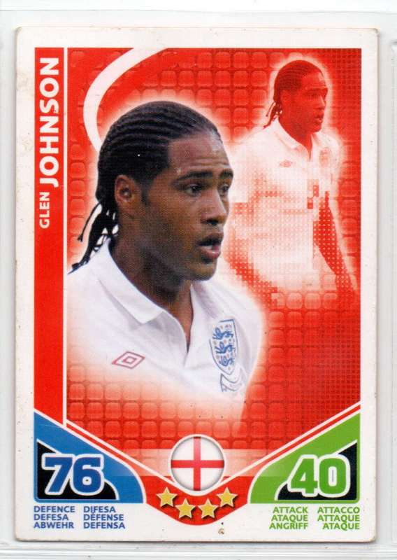 Topps Match Attax South Africa World Cup 2010 England - 2 Cards