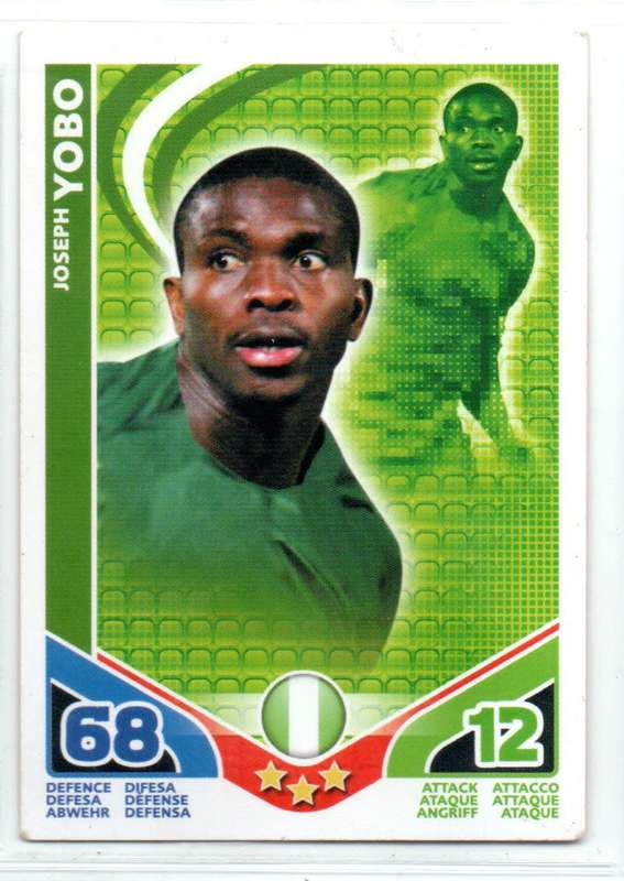 Topps Match Attax South Africa World Cup 2010 Nigeria - 1 Card