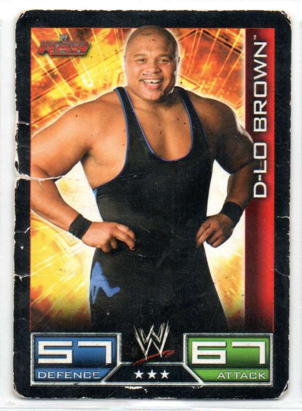 Topps Slam Attax Raw 2008 D-Lo Brown