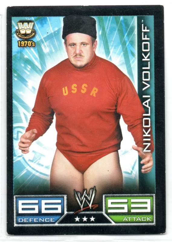 Topps Slam Attax Legends 2008 Nikolai Volkoff