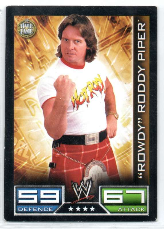 Topps Slam Attax Hall of Fame 2008 `Rowdy` Roddy Piper