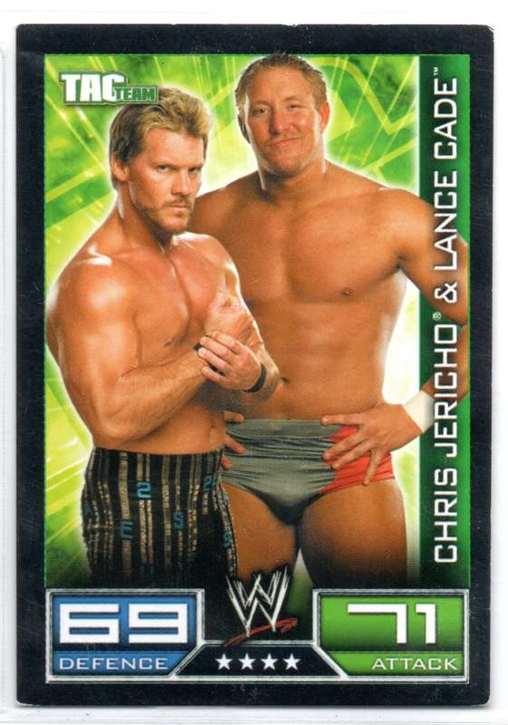 Topps Slam Attax Tac Team 2008 Chris Jericho & Lance Cade