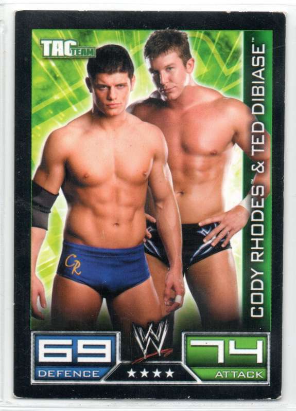 Topps Slam Attax Tac Team 2008 Cody Rhodes & Ted Dibiase
