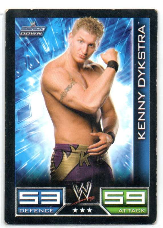 Topps Slam Attax Smack Down 2008 Kenny Dykstra