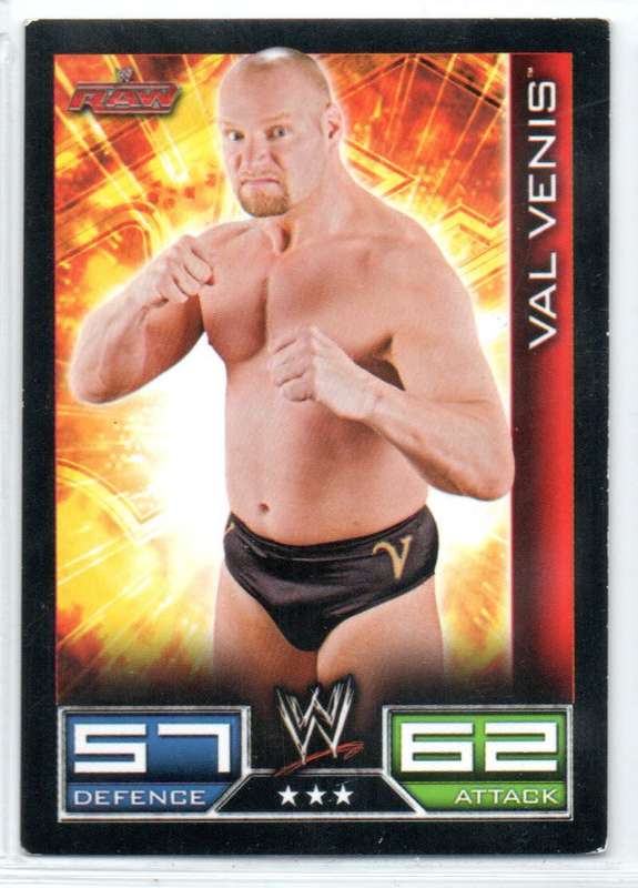 Topps Slam Attax Raw 2008 Val Venis