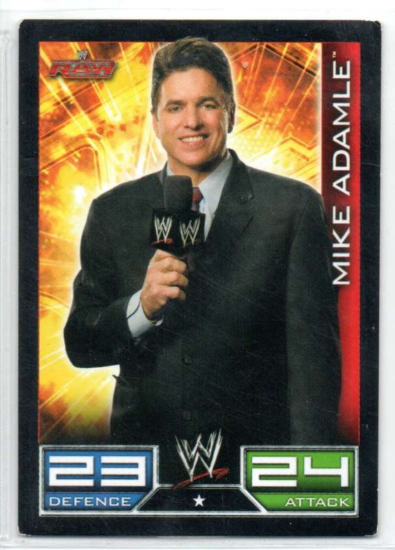 Topps Slam Attax Raw 2008 Mike Adamle