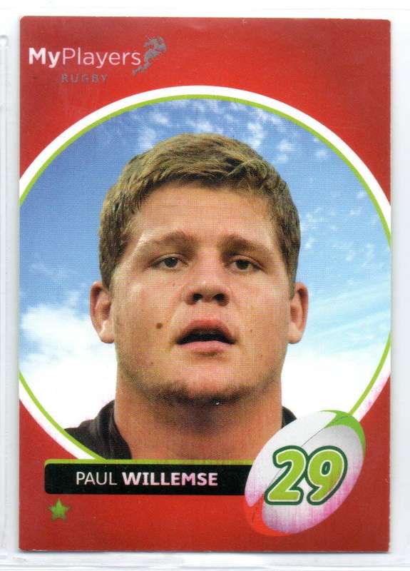 Big Ball Promotions My Players 2014 - Heroes Collection - Paul Willemse