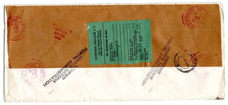 1976 United Nations UN VN NY Namibia Direct Responsibility Commemorative Cover