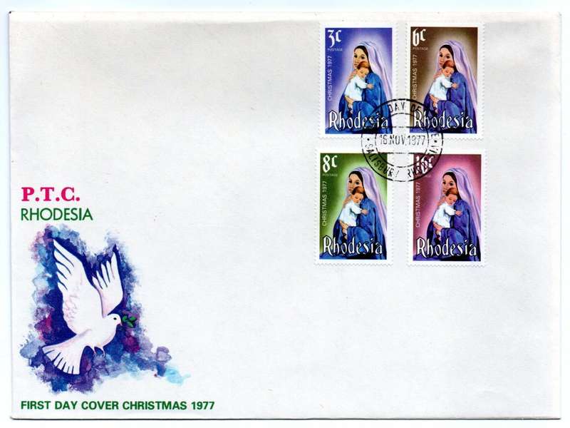 1977 Rhodesia Christmas 1977 FDC