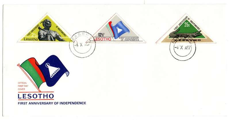 1967 Lesotho First Anniversary of Independence FDC