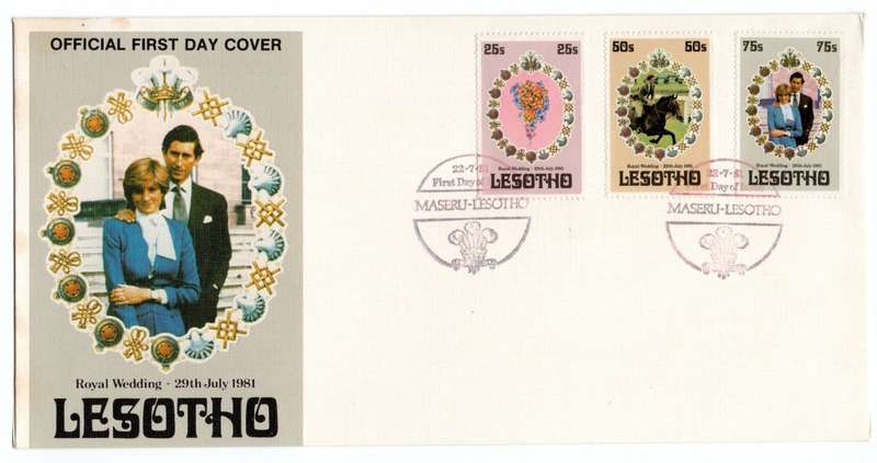 1981 Lesotho Royal Wedding FDC