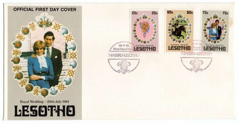 1981 Lesotho Royal Wedding FDC