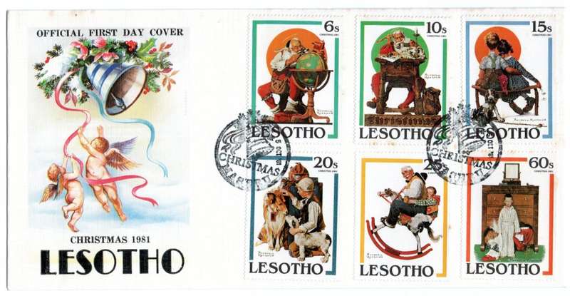 1981 Lesotho Christmas FDC