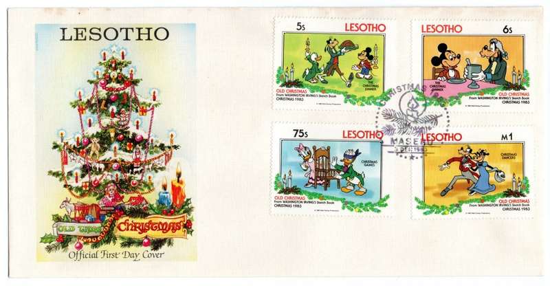 1983 Lesotho Christmas FDC