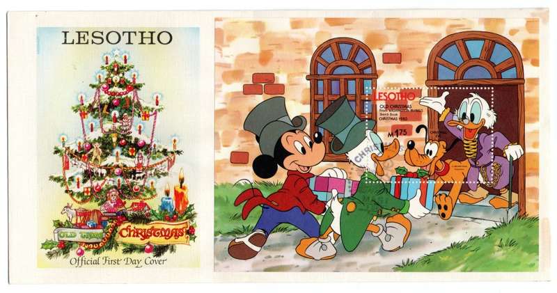 1983 Lesotho Christmas FDC *Maxi