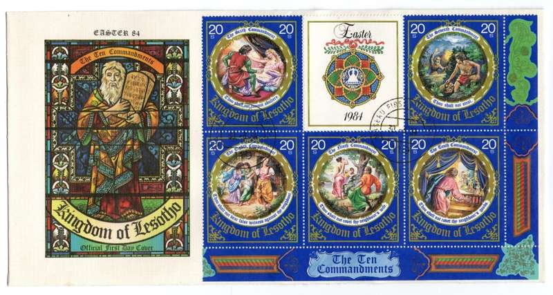 1984 Lesotho Easter FDC