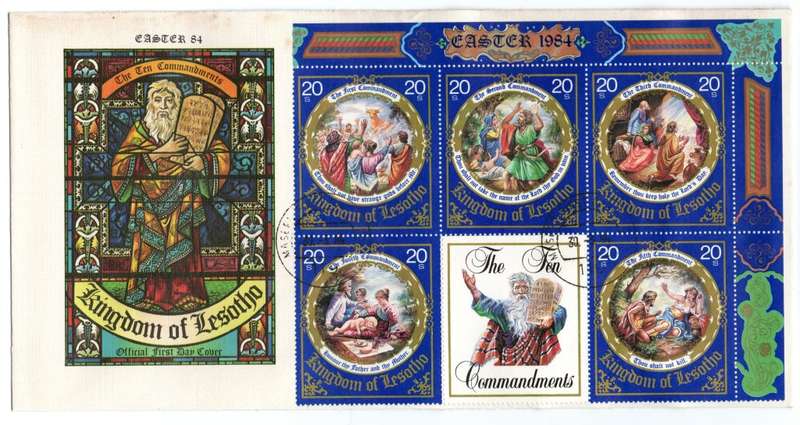 1984 Lesotho Easter FDC