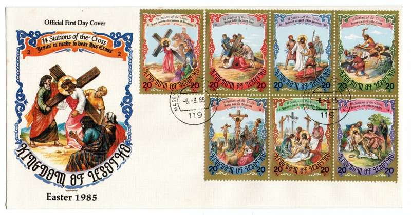 1985 Lesotho Easter 1985 FDC