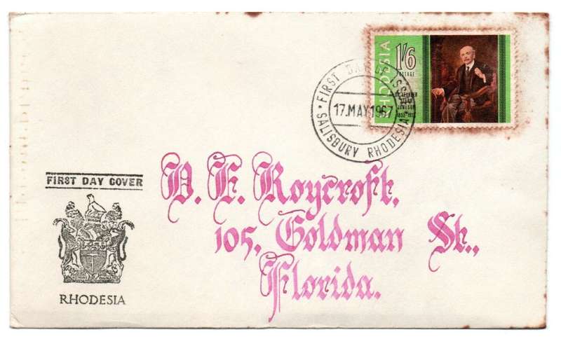 1969 Rhodesia FDC