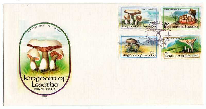 1983 Lesotho Fungi Issue FDC 45