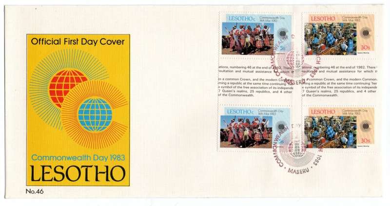 1983 Lesotho Commonwealth Day 1983 FDC 46