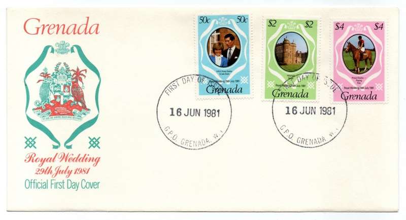 1981 Grenada Royal Wedding FDC